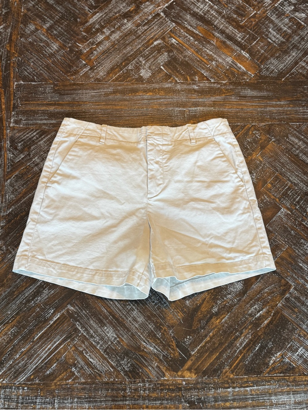 Banana Republic Women's Chino Bermuda Shorts in Cream - Picture 2 of 10